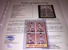 Roger Maris Autograph Photo