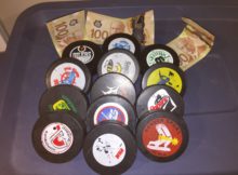 Vintage WHA Hockey Pucks