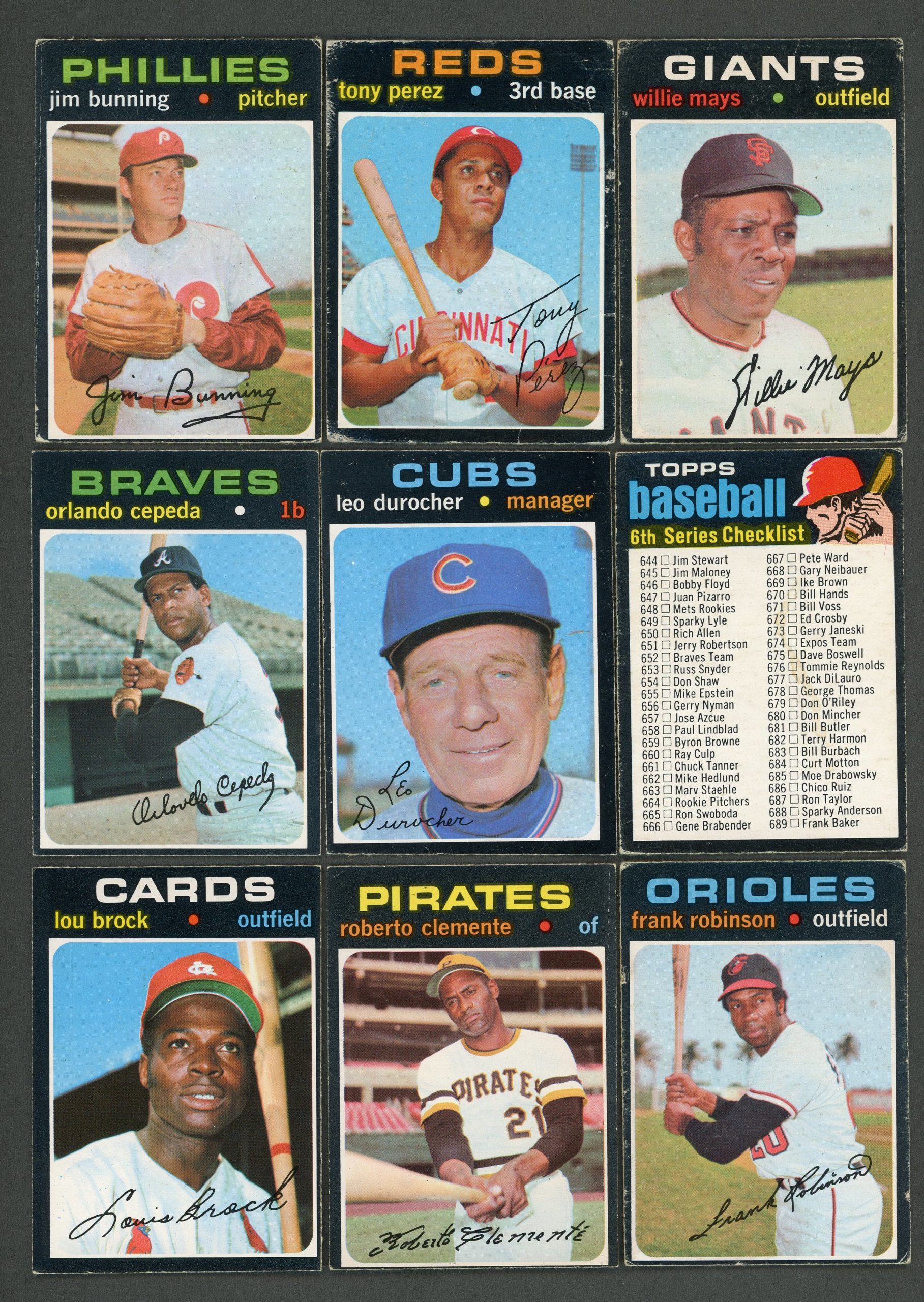 Don O'Riley Baseball Cards