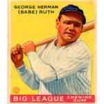 1934 World Wide Gum Babe Ruth #28