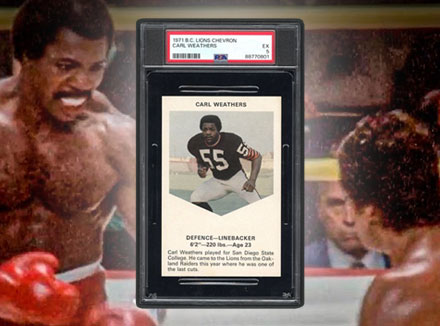 A Truly Rare Carl Weathers Rookie Card